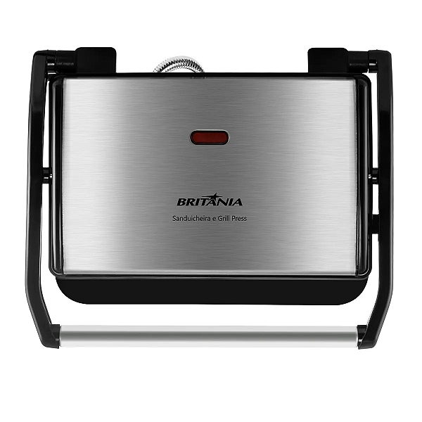 SANDUICHEIRA E GRILL BRITANIA BGR27I PRESS 2 EM 1 850W 220V (OUTLET) OPEN
