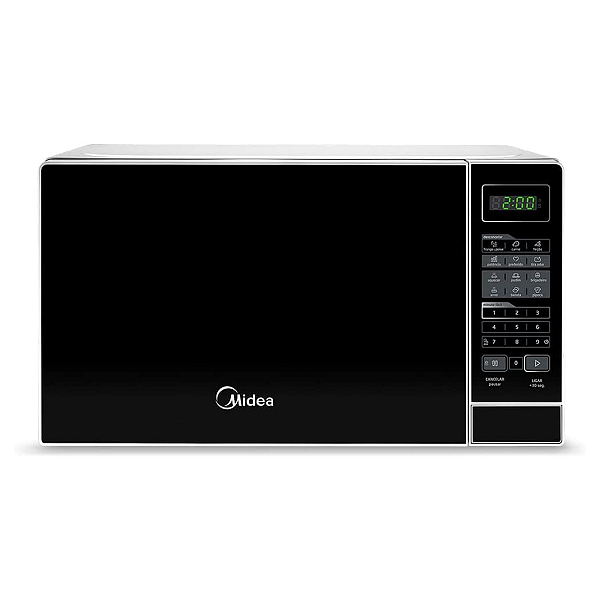 MICROONDAS MIDEA MRAS21 20L 127V BRANCO/PRETO (OUTLET) BOX