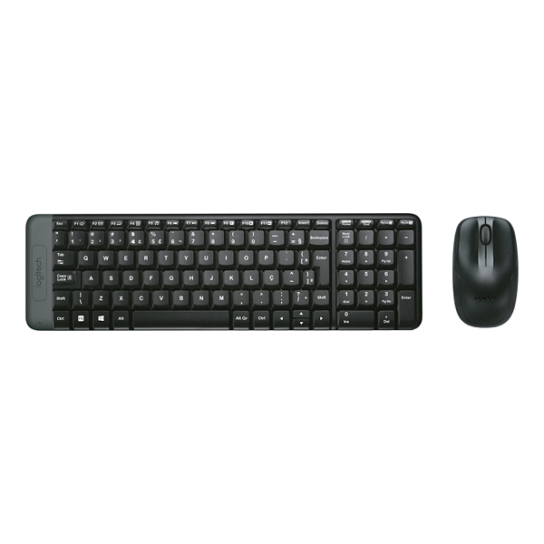 KIT TECLADO LOGITECH MK220 PRETO (OUTLET) OPEN