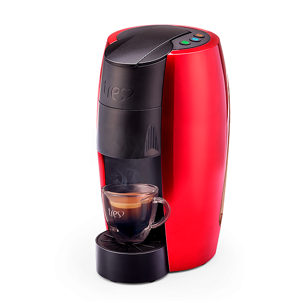 CAFETEIRA ELETRICA TRES CORACOES ESPRESSO LOV 1250W 127V VERMELHO (OUTLET) OPEN