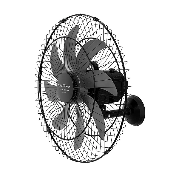 VENTILADOR DE PAREDE BRITANIA BVT675 215W 127V PRETO (OUTLET) OPEN