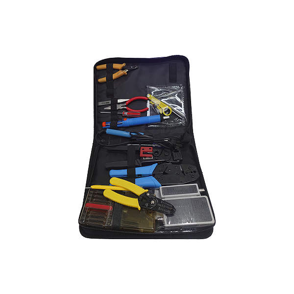 KIT FERRAMENTAS TK-02 HARDLINE MALETA EM LONA 14 PCS LY-TK002 BOX