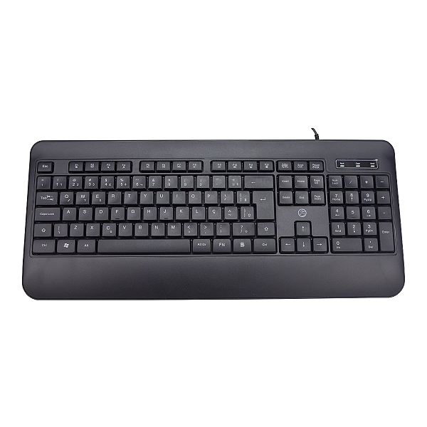 TECLADO USB BRAZILPC BPC-L8701 CORPORATIVO TECLA PERFIL BAIXO GRAV LASER 2M PRETO BOX   IF