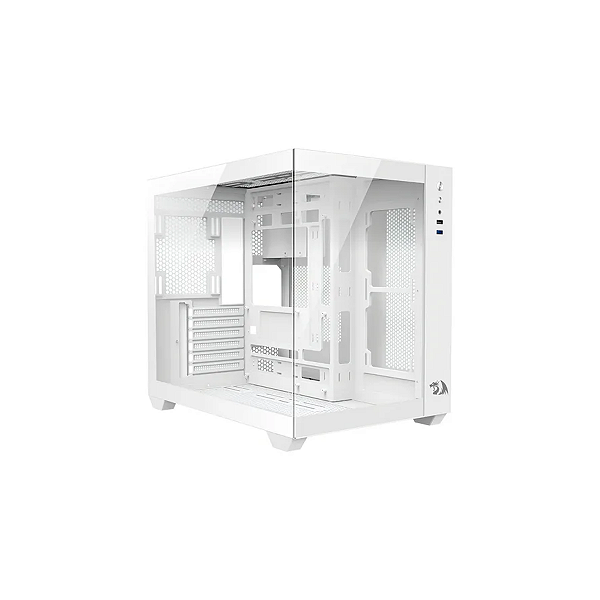 GABINETE GAMER REDRAGON CA-604W-PRO BRANCO (OUTLET) OPEN