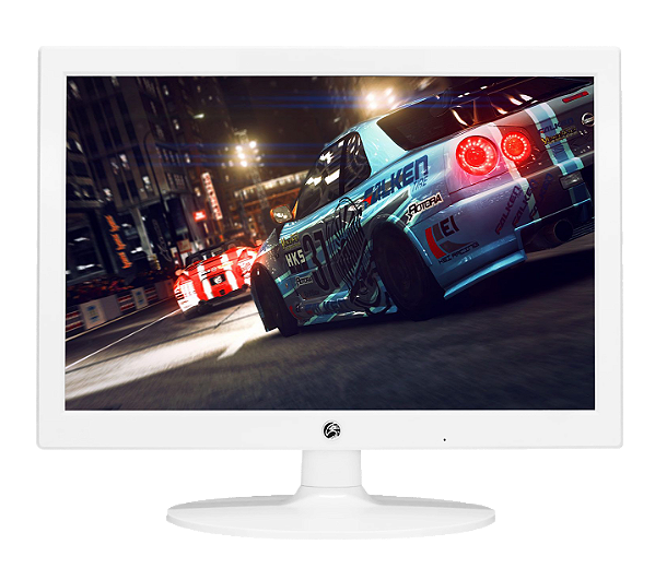 MONITOR LED 15.4 BRAZILPC 15BPC-KANB BRANCO WIDESCREEN BOX IF