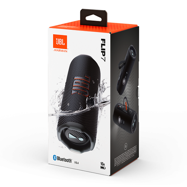 CAIXA DE SOM JBL FLIP 7 PORTATIL BLUETOOTH JBLFLIP7BLKBR PRETO BOX