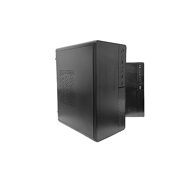 GAB. MATX BRAZILPC BPC-LS9 S/ BAIA PRETO (2xUSB+AUDIO) C/ FONTE 230W BOX