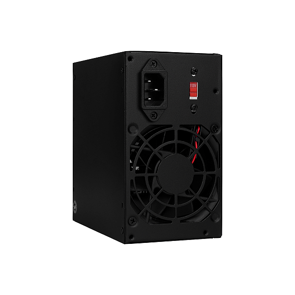 Fonte ATX 500W BrazilPC BPC/5350SB-M 24 Pinos com Cabo de Força Cooler 8x8cm Preto Box