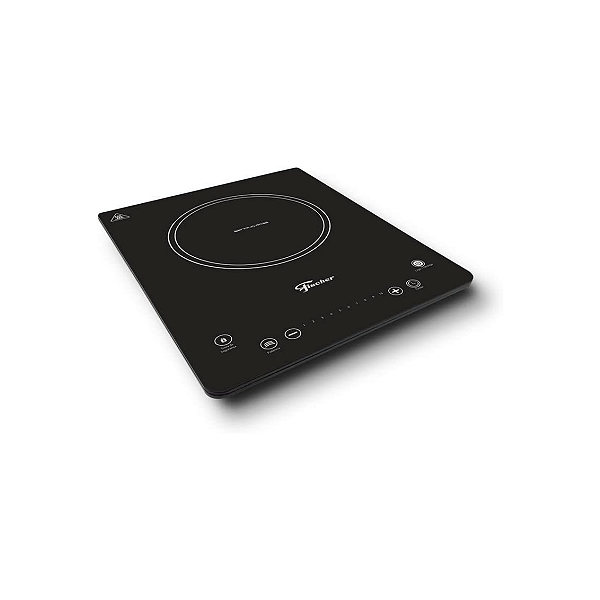 Cooktop de Indução Portátil Fischer 1 Boca 26884-59097 2000W 220V Mesa Vitrocerâmica Preta Outlet Box