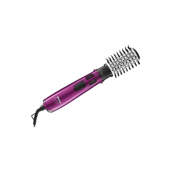 Escova Rotativa Secadora Philco Beauty Shine PEC07R 1100W 220V Roxa Outlet Open Box