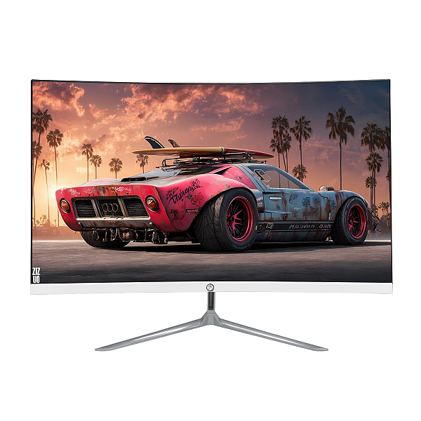 Monitor Gamer LED Curvo BrazilPC 24” BPC24BR15-100FHD Full HD 100Hz Frameless R1500 HDMI/VGA Branco