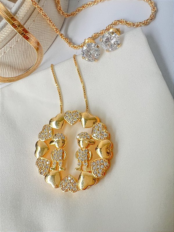 Colar Filhos Dois Meninos