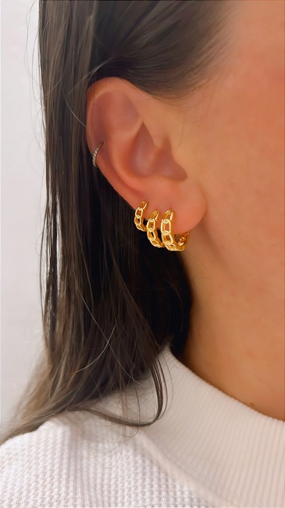 Brinco de Argolas Corrente