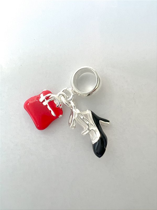 Berloque Bolsa e Sapato