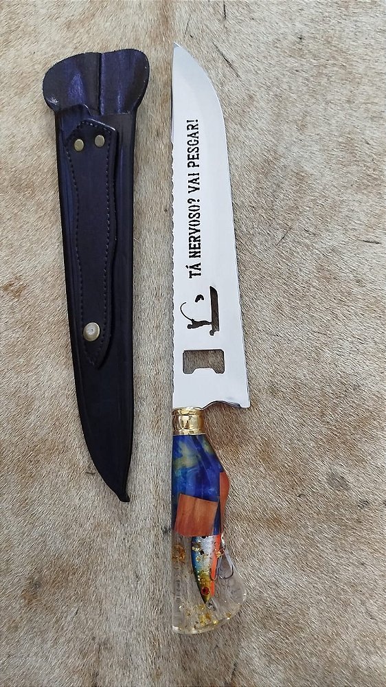 FACA ESTILO PICANHEIRA AÇO CIRÚRGICO