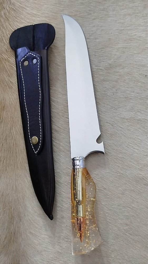 FACA ESTILO PICANHEIRA AÇO CIRÚRGICO