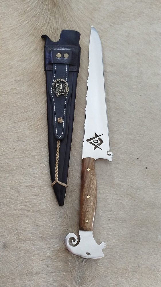 FACA ESTILO FULL TANG AÇO CIRÚRGICO