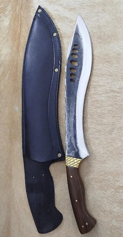 FACÃO KUKRI COM BAINHA