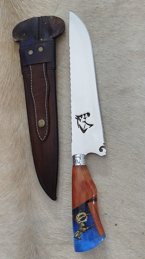 FACA ESTILO PICANHEIRA AÇO CIRÚRGICO