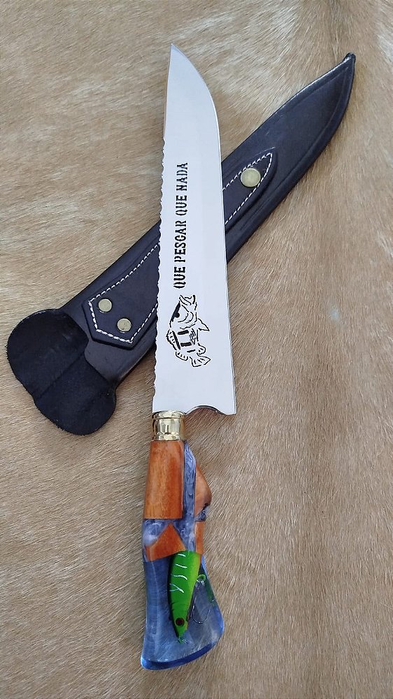 FACA ESTILO PICANHEIRA AÇO CIRÚRGICO