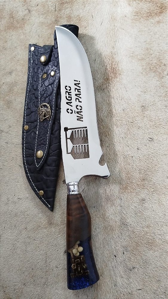 FACA ESTILO PICANHEIRA AÇO CIRÚRGICO