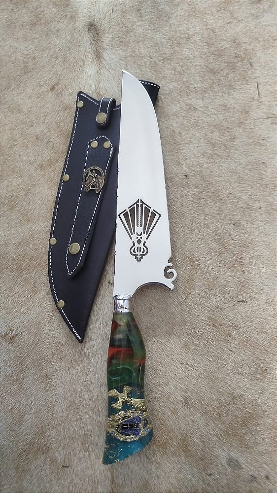 FACA RESINA TOP AÇO CIRÚRGICO