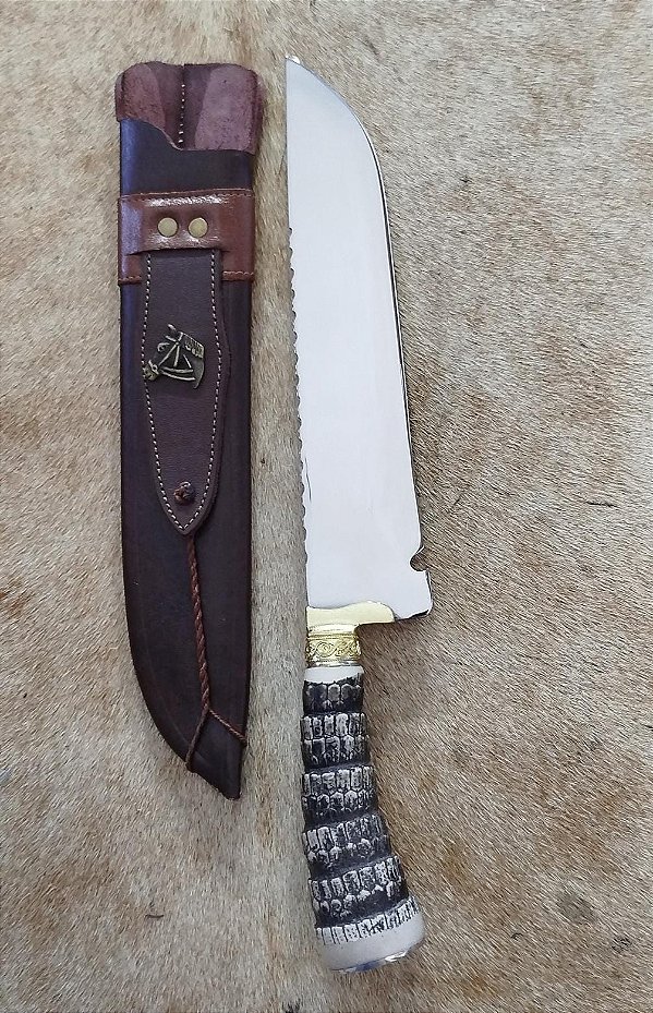 FACA PICANHEIRA RÚSTICA AÇO CIRÚRGICO