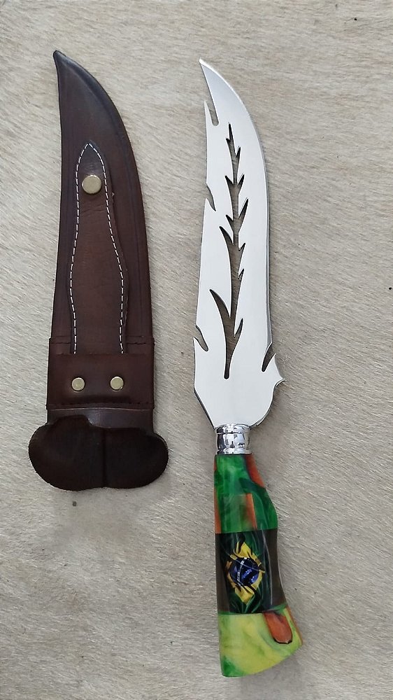 FACA ESTILO FOLHA AÇO CIRÚRGICO