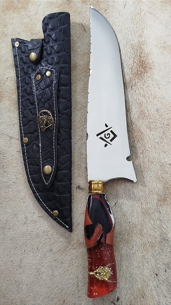 FACA ESTILO PICANHEIRA AÇO CIRÚRGICO