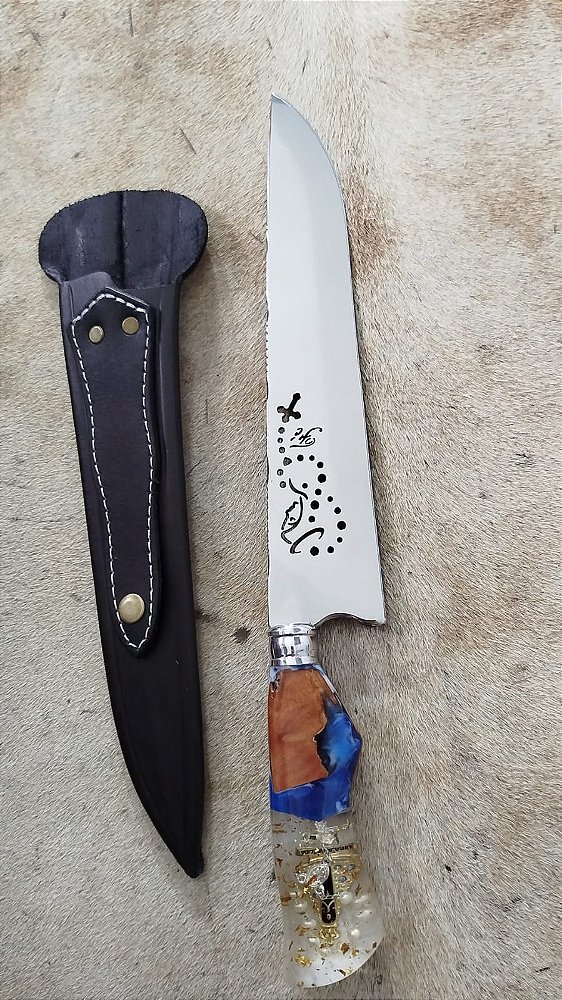 FACA ESTILO PICANHEIRA AÇO CIRÚRGICO