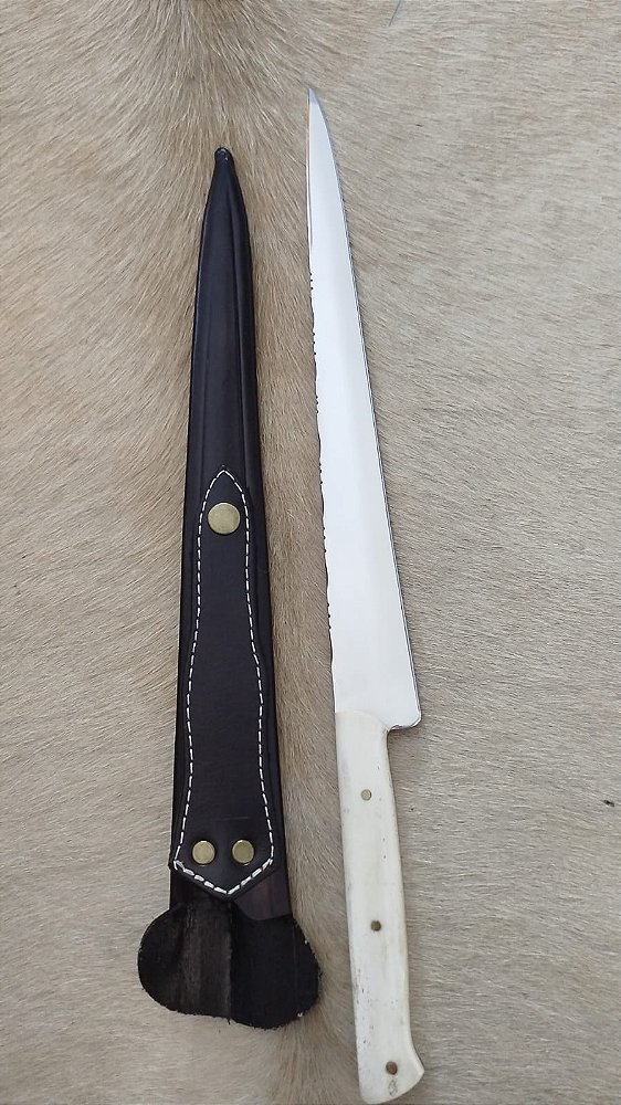 FACA ESTILO JAVALIZEIRA AÇO CIRÚRGICO