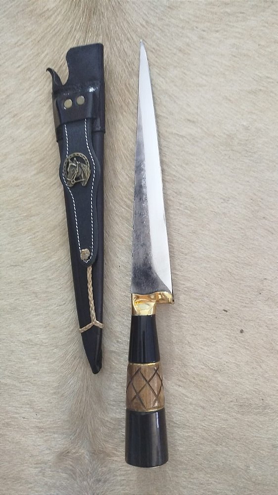 FACA CHIMANGO COM BAINHA DE COURO