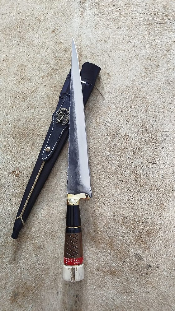 FACA CHIMANGO COM BAINHA DE COURO