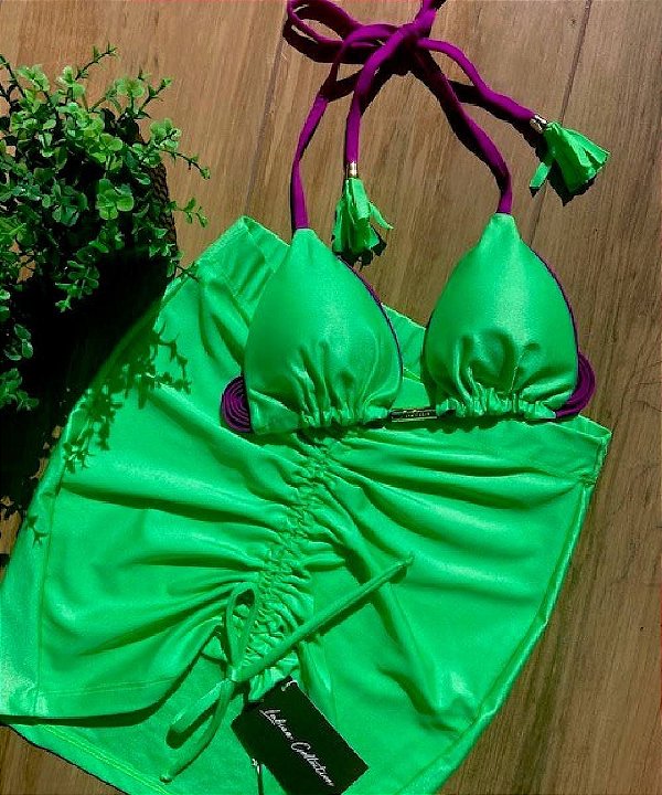 Mini Saia Verde Gloss