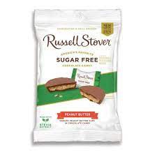 Russell Stover Copos de Manteiga de Amendoim Sem Açúcar com Stevia