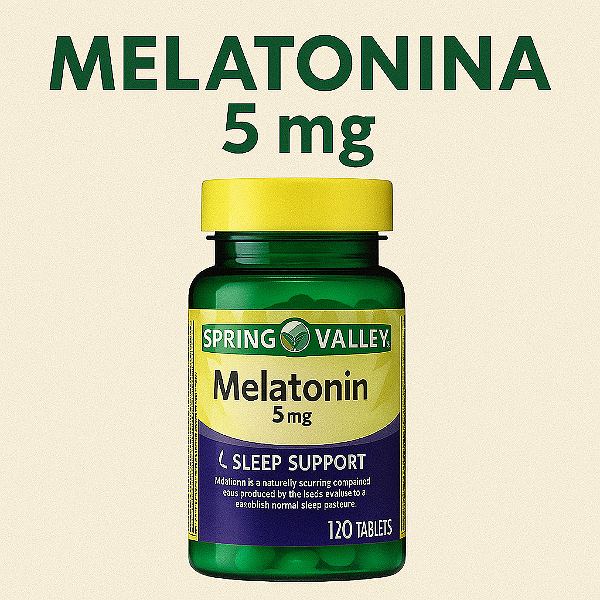 Melatonina Spring Valley, 5 mg, 120 unidades