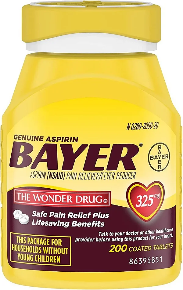 Bayer Aspirina Genuína Revestida – Analgésico e Antitérmico