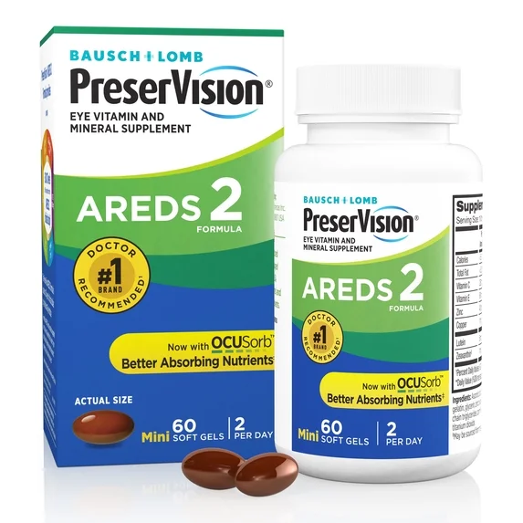 PreserVision AREDS 2 com Luteína e Zeaxantina (60 cápsulas softgel)
