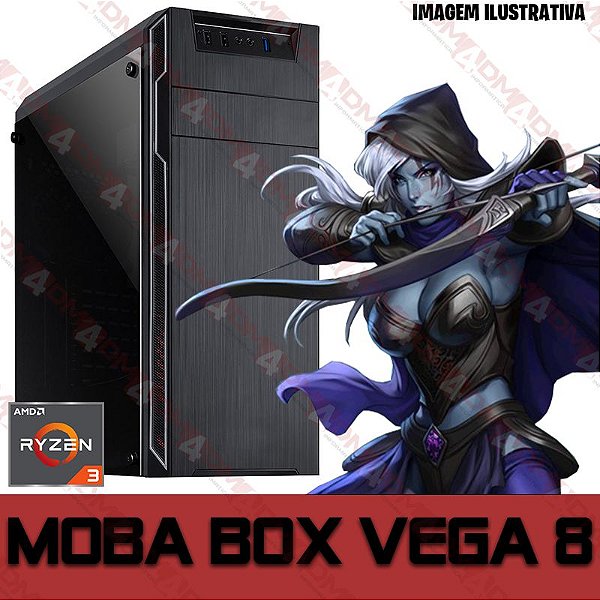 PC Gamer MOBA BOX AMD Ryzen 3 3200G, 16GB DDR4, SSD M.2 NVME 256GB, APU RADEON VEGA 8