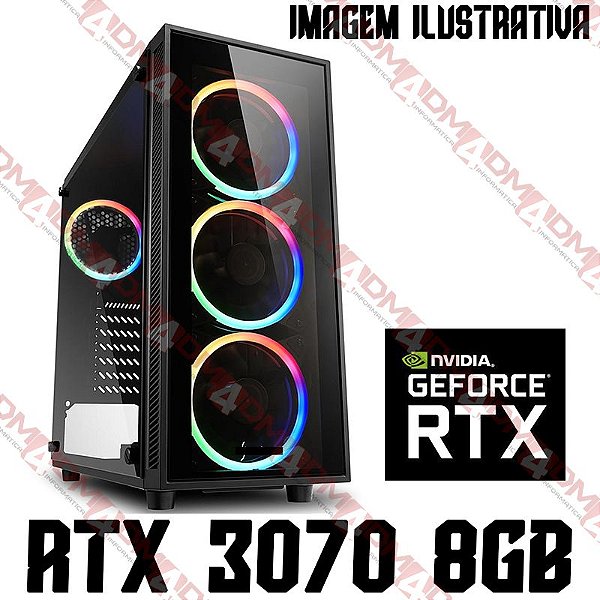 Pc Gamer Intel Core I7 kf 64gb Ddr4 Ssd Nvme 1tb Gpu Geforce Rtx 3070 Oc 8gb Dm4 Informatica Computadores Gamers