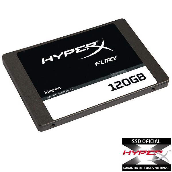SSD 120gb Sata 6gbs Kingston HyperX Fury - SHFS37A/120G
