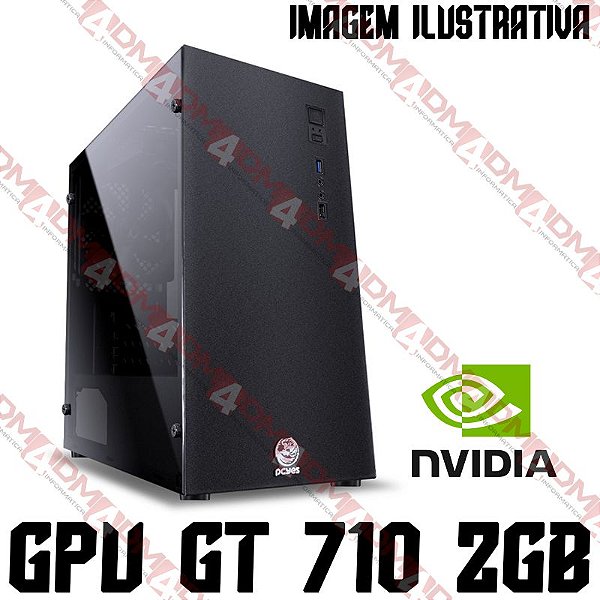 PC Gamer MOBA BOX AMD Ryzen 3 1200, 16GB DDR4, SSD 240GB, GPU GEFORCE GT 710 2GB