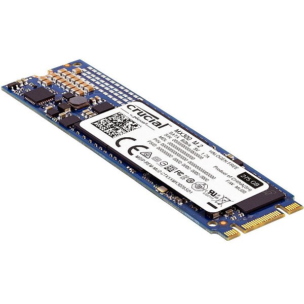 SSD Crucial M.2 525GB Leituras: 530MB/s e Gravações: 510MB/s - CT525MX300SSD4