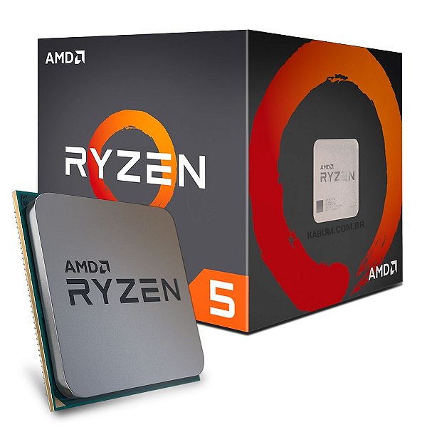 Processador AMD Ryzen 5 1600 3.2 Ghz (3.6 Ghz Turbo Max) C/ 19Mb Cache SIX CORE AM4 - YD1600BBAEBOX