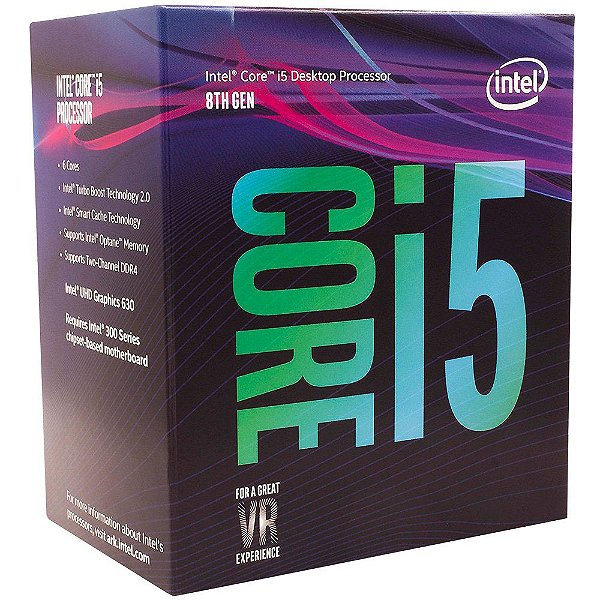 Processador Intel Core i5 9400F Coffee Lake, Cache 9MB, 2.9 GHz (4.1GHz Max Turbo) LGA 1151 - BX80684I59400F