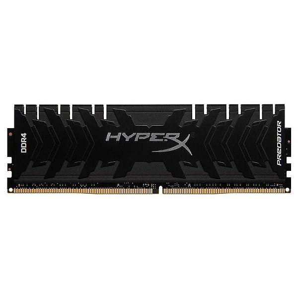 Memória 8GB DDR4 CL15 3000 Mhz KINGSTON HYPERX PREDATOR BLACK - HX430C15PB3/8 (1X8GB)