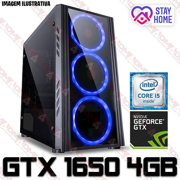 Pc Gamer Intel Core I5 Haswell 4570 8gb Ddr3 Ssd 240gb Geforce Gtx 1650 Oc 4gb Dm4 Informatica Computadores Gamers