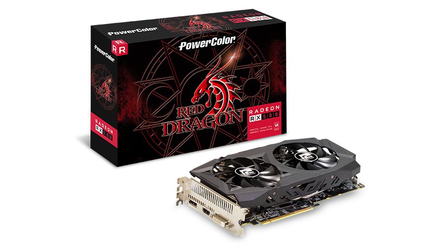 Placa de Vídeo GPU AMD RADEON RX 580 OC 8GB GDDR5 256 BITS POWER COLOR - AXRX580-8GBD5-DHDV2/OC