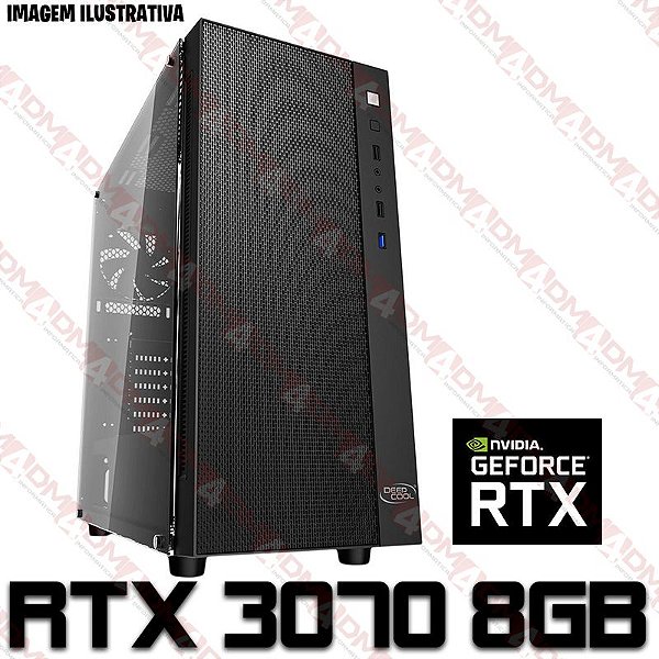 PC Gamer AMD Ryzen 7 5800X, 16GB DDR4, HD 1 Tera, GPU GEFORCE RTX 3070 OC 8GB