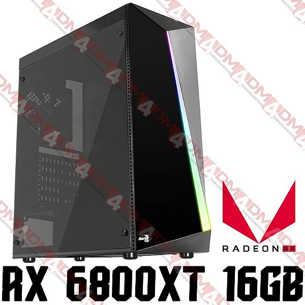 PC Gamer AMD Ryzen 5 5600X, 16GB DDR4, SSD 240GB, GPU AMD RADEON RX 6800XT 16GB